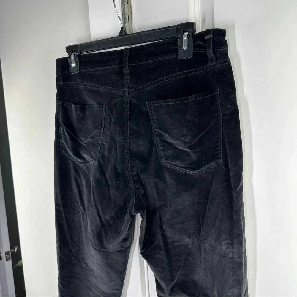 Hudson Size 30 Velvet‎ Ombre Holy Flare Crop Pants Classic Neutral Black to Gray - Picture 8 of 15